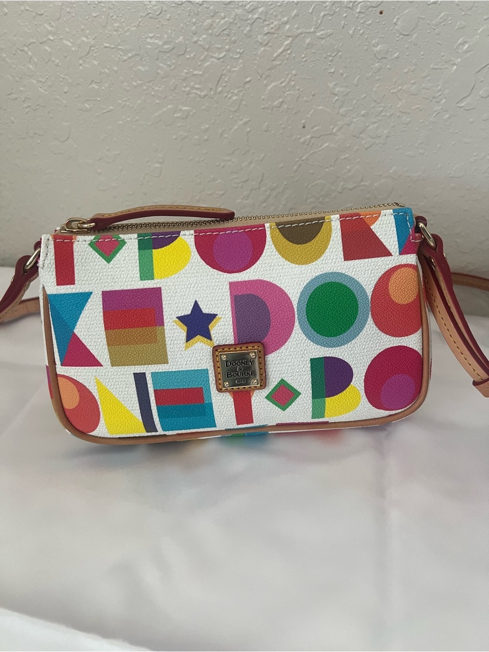 Dooney & Bourke Small
Crossbody Bag - Multicolor/Red